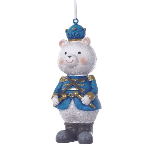 Фигурка декоративная подвесная "Медвежонок", L 3,5 W 3,5 H 10,5 см, 2в.