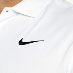 Мужское теннисное поло Nike Dri-Fit Solid Polo Men - White