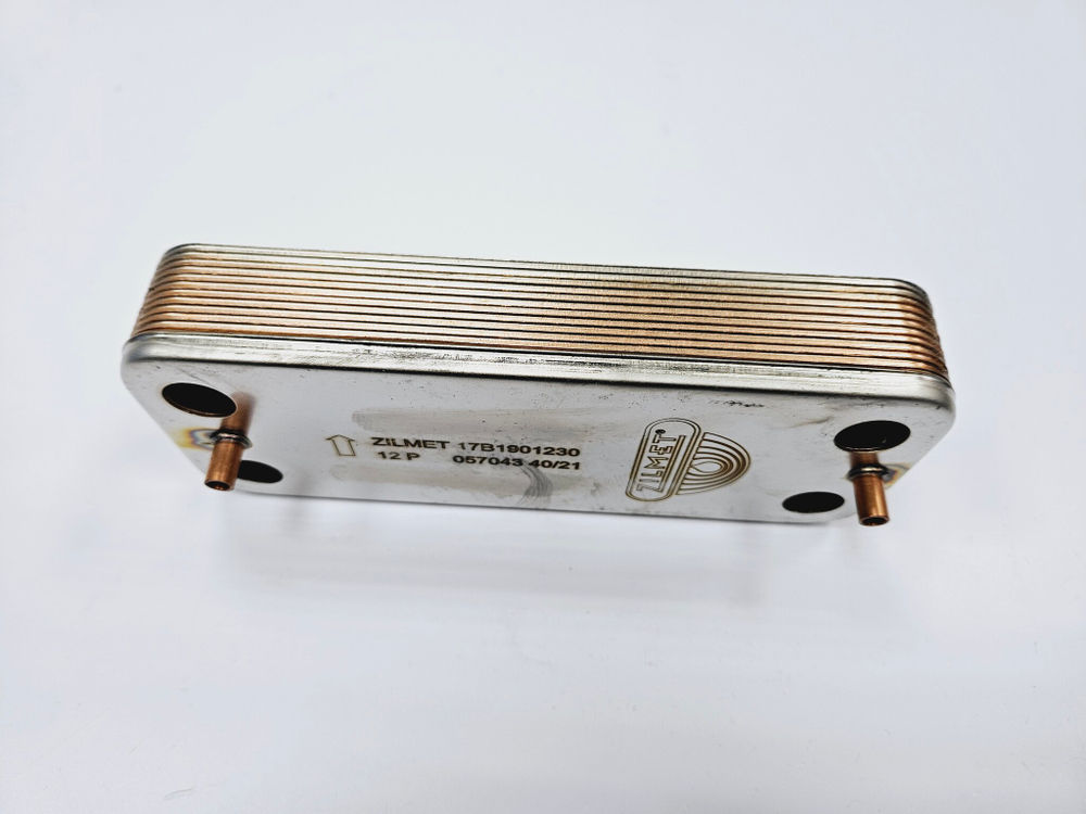 Теплообменник ГВС (12пл.) BAXI Eco Classic/Eco Nova (арт. 63041310091P-3)