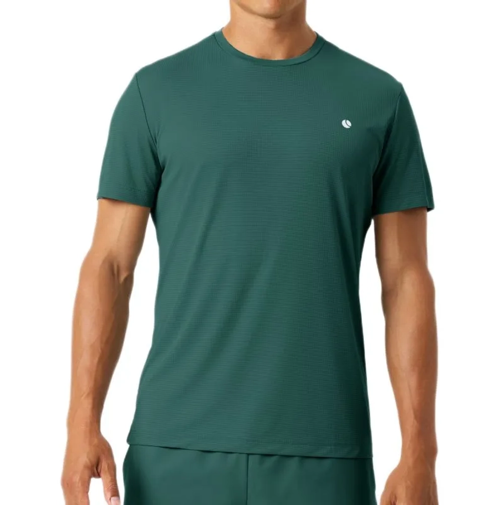 Мужская теннисная футболка Björn Borg Ace Light - mallard green
