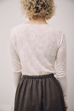 лонгслив VILEN wool молочный