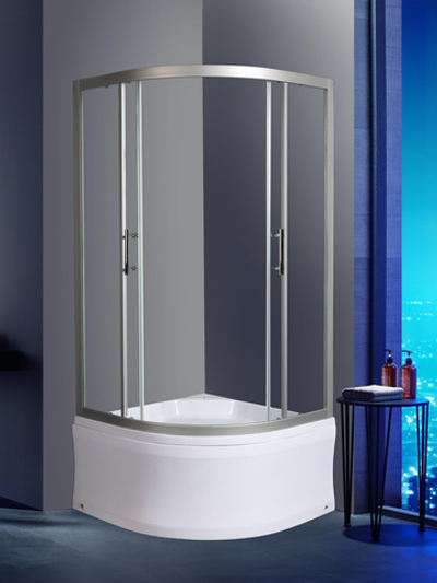 Душевое ограждение WeltWasser  WW500 С 100/159  1000х1000х1590 мм Душевое ограждение без поддона 10000004075 четверть круга