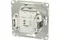 Выключатель Systeme Electric ATLASDESIGN 1-клавишный алюминий 36438
