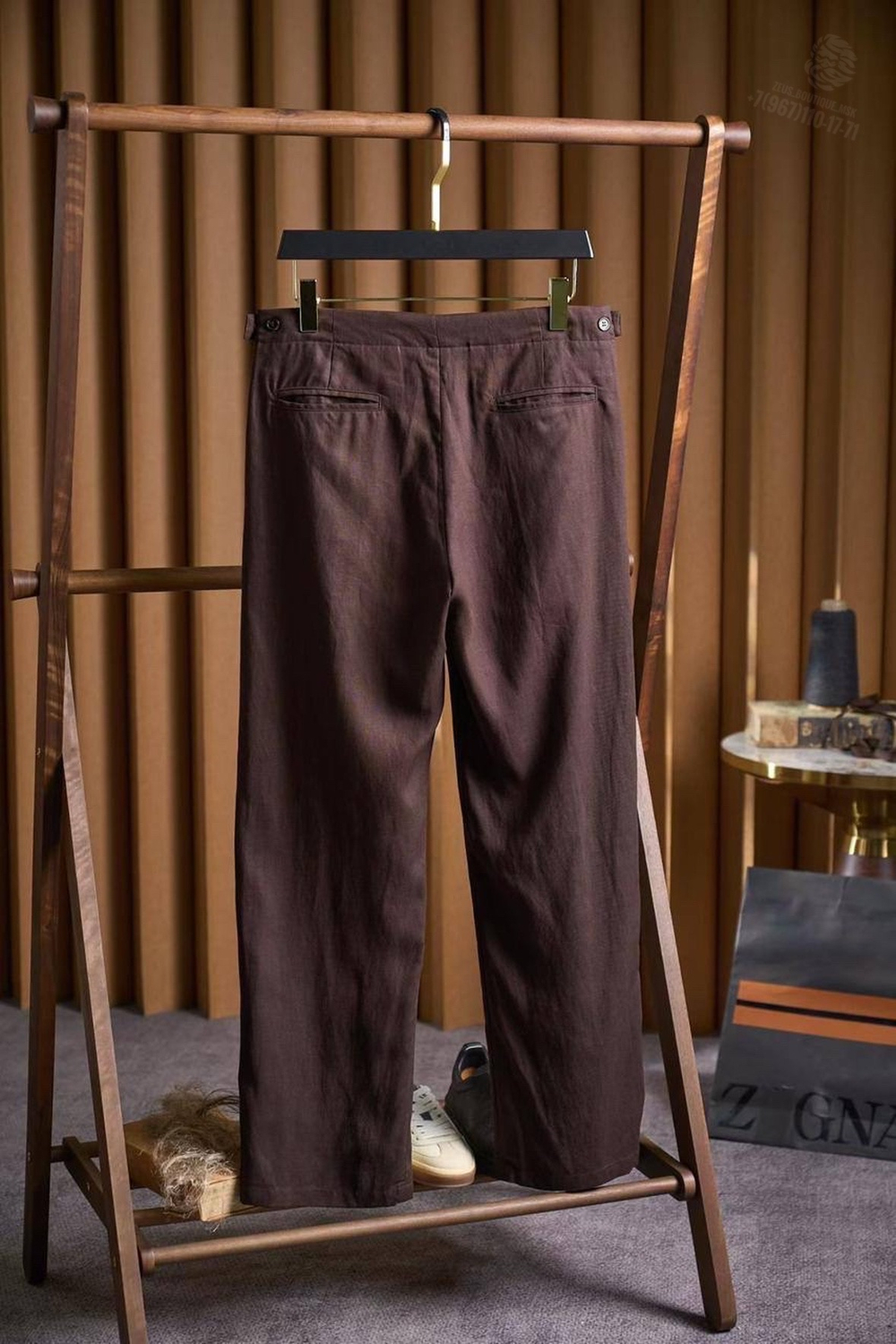 Льняной костюм Zegna