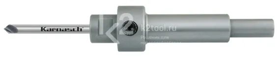 Хвостовик шестигранный 13 мм с выталкивателем для коронок Karnasch