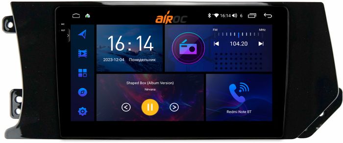 Магнитола для Haval F7, F7x 2019-2022 - AIROC 2K RI-1803 Android 12, Быстрая, QLed+2K, CarPlay, SIM-слот
