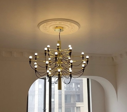 Pendant design lamp 2097 by Flos (Gold)