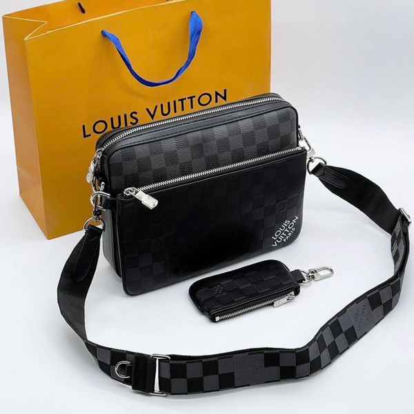 Сумка LV Trio Messenger black/grey/white