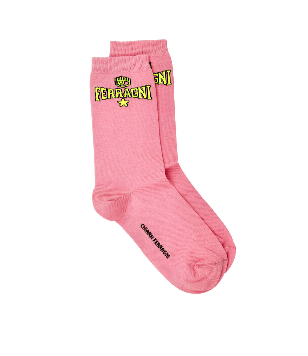 Носки Chiara Ferragni - розовый(74SB0J04ZG182)