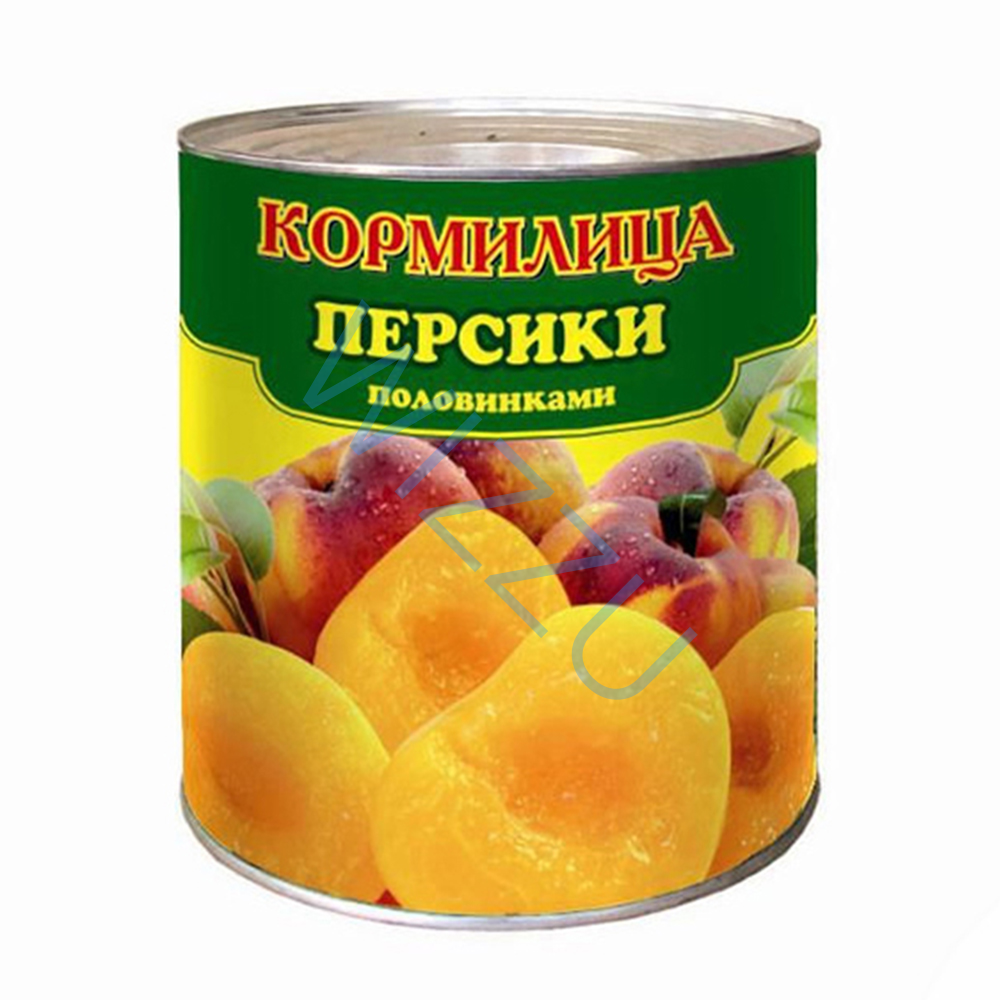 Персики Кормилица в сиропе половинки ж/б 850мл