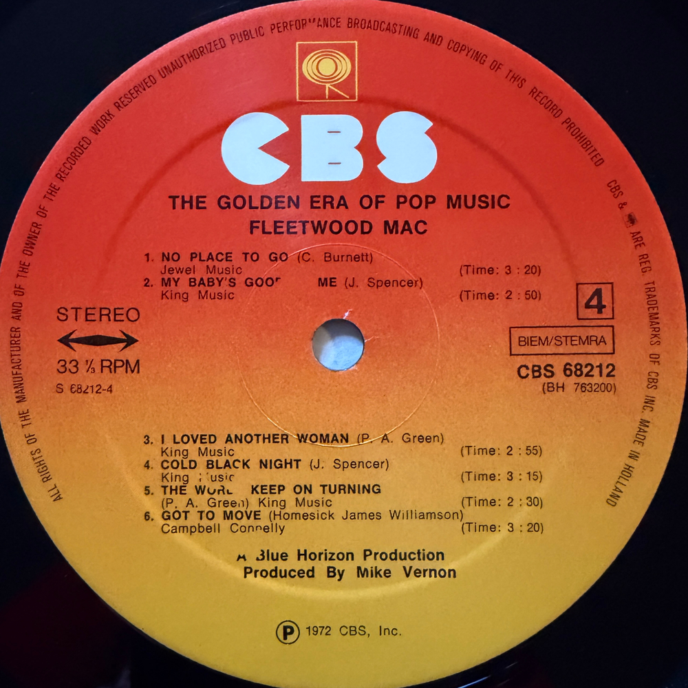 Fleetwood Mac ‎– The Golden Era Of Pop Music 2LP (Голландия)