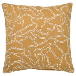 Чехол на подушку IKEA GULDFLY (ГОЛЬДФЛАЙ), Горчичный, 50x50 см