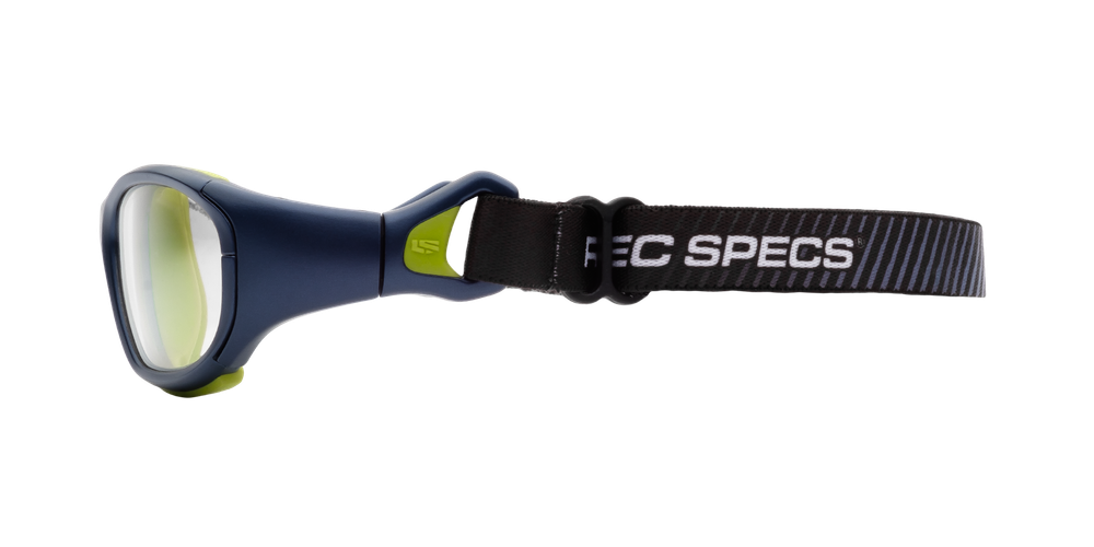 Спортивные очки с диоптриями Rec Specs / Rs-41 / Matte Navy / Green / для подростков старше 10 лет