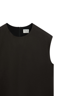Massimo Dutti Атласный топ - Limited Edition, бутылочно-зеленый