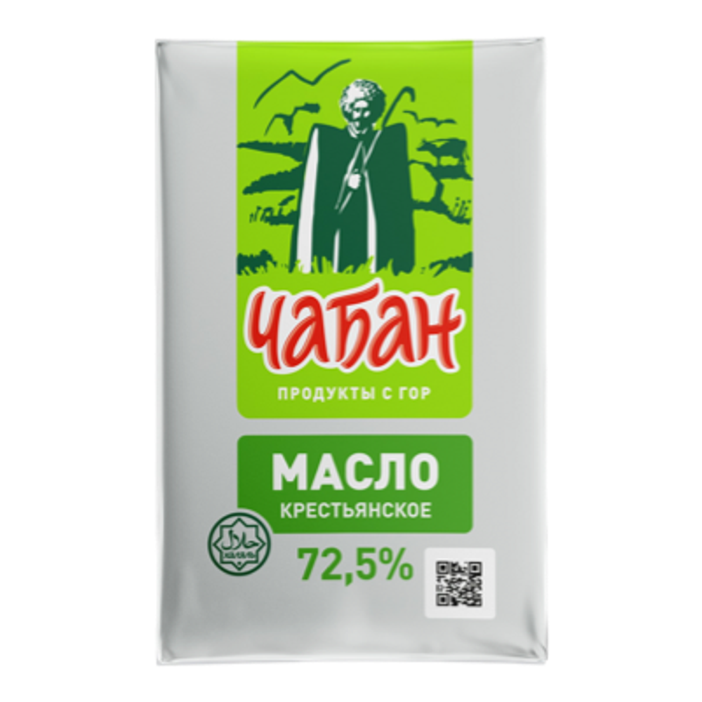Масло сливочное Чабан Халяль 72.5% 160г