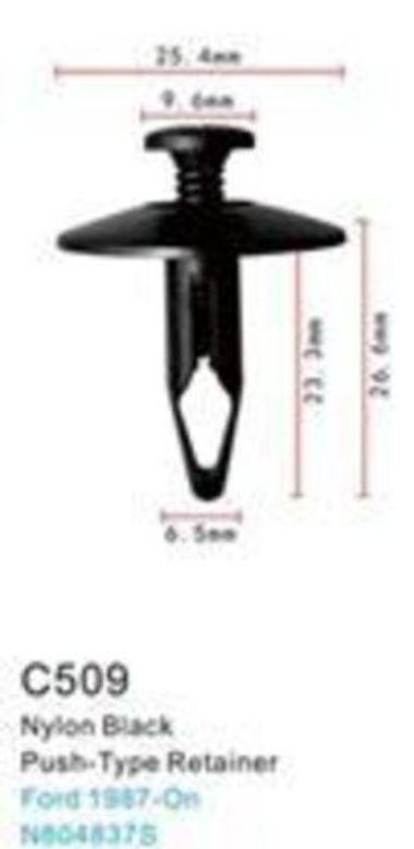 Клипса для крепления внутренней обшивки а/м Форд пластиковая (100шт/уп.) Forsage клипса C0509(Ford)
