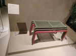 Пластиковая скамейка Nardi Doga Bench, марсала