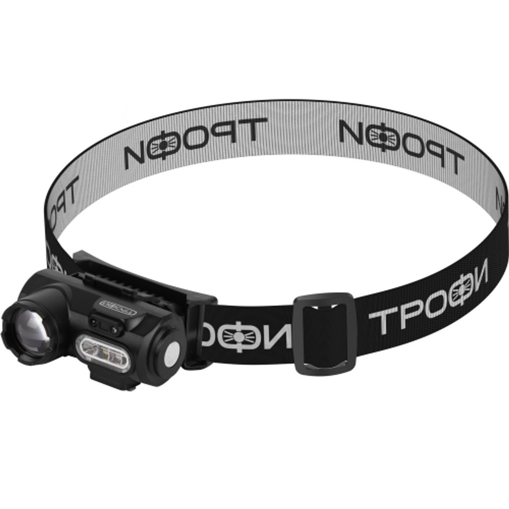 Фонарь налобный светодиодный Трофи GA-103 аккумуляторный 3 Bт сенсорное управление магнит клипса 6 режимов | Трофи