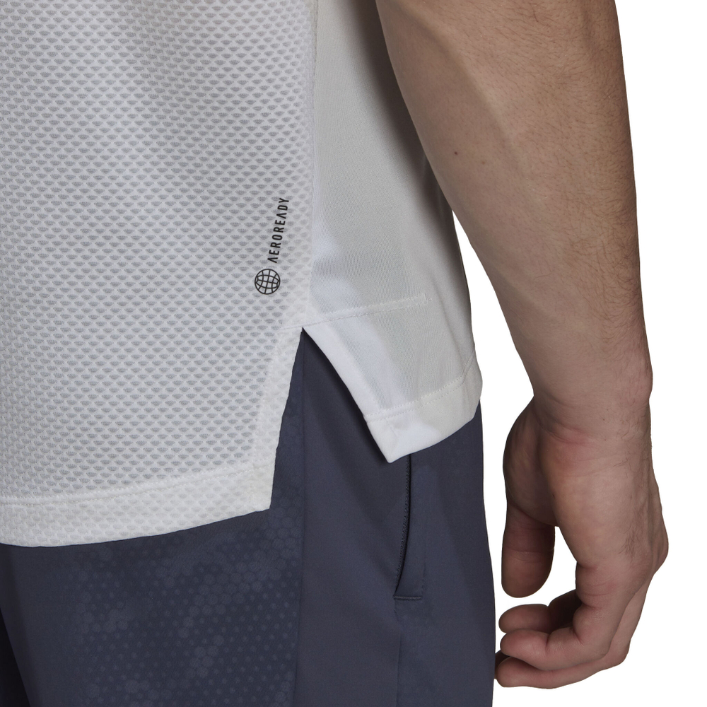 Мужское теннисное поло adidas Icons T-Shirt Men - White