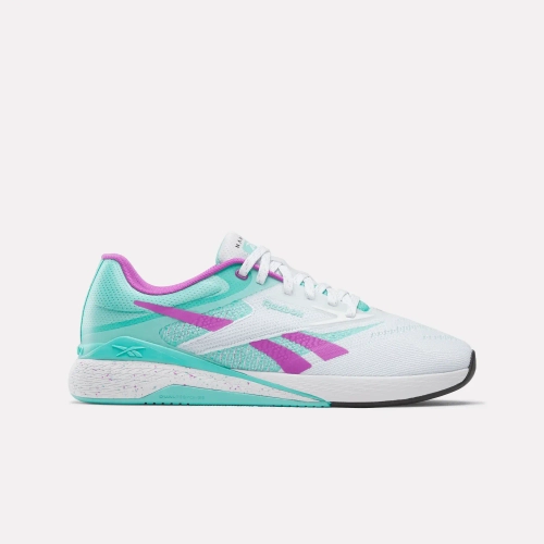 Кроссовки мужские Reebok Nano X5 (Бело-Зеленые)