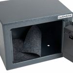Сейф мебельный DASWERK SC-170EL (170х230х170 мм), электронный замок, графит, 291338