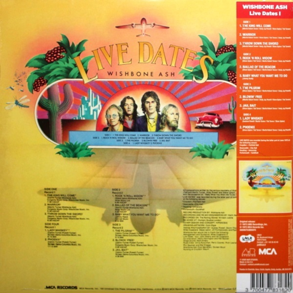 Wishbone Ash / Live Dates (Coloured Vinyl)(2LP)