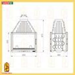 Каминная топка Мета Камилла DF 700 чугун