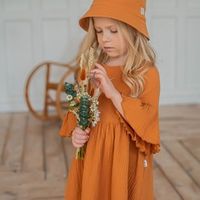 Платье муслиновое "Орех"