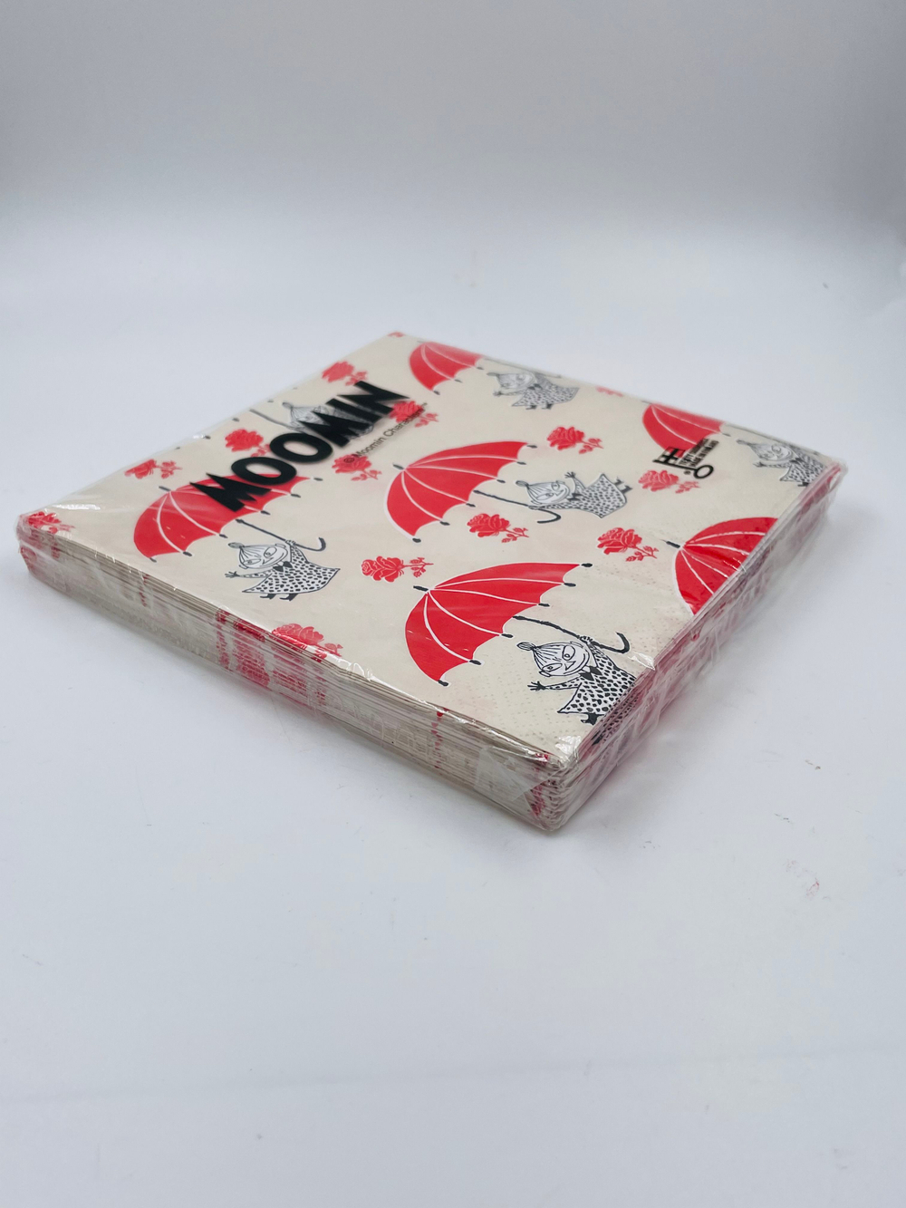 Салфетки бумажные Moomin, Little My red, 33х33 см, 20 салфеток (из Финляндии)