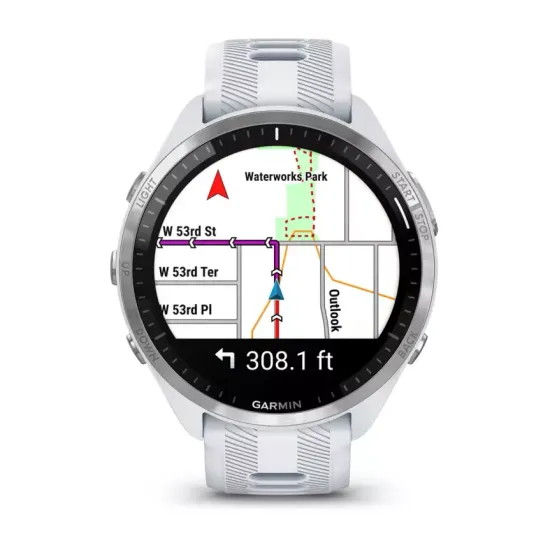 Спортивные часы Forerunner 965 белые 010-02809-11