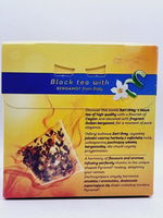 Чай черный Lipton Earl Grey с бергамотом, цедрой лимона 20 пакетиков 32 г (Польша)