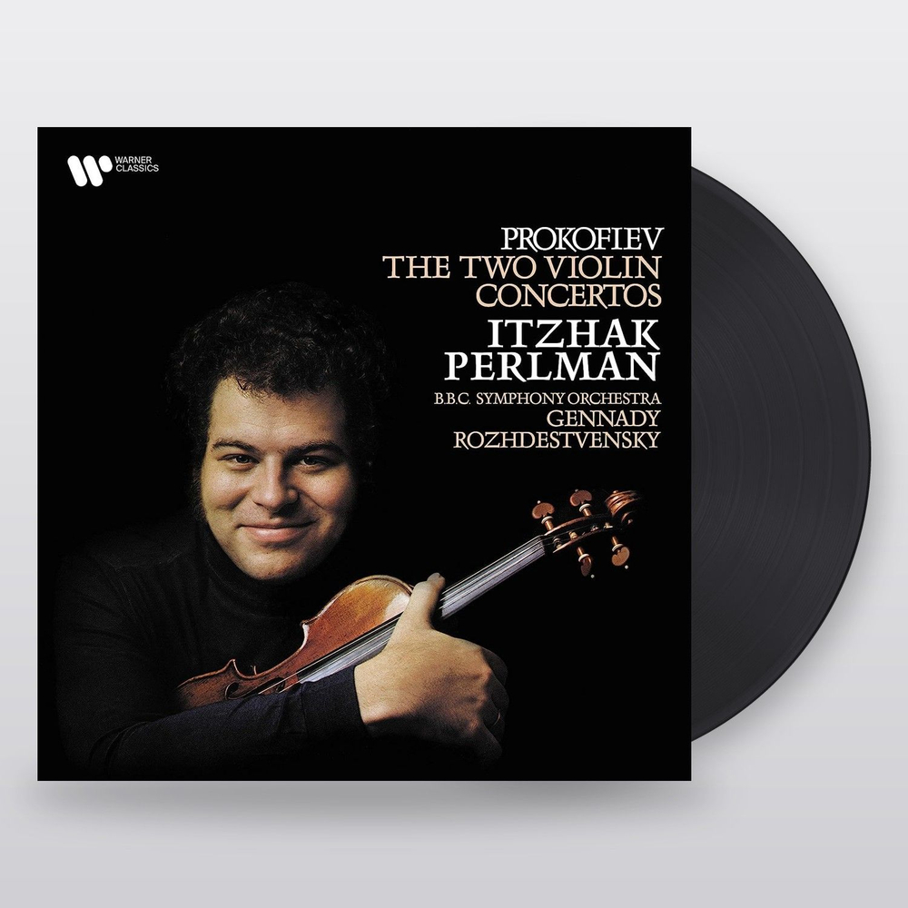 Itzhak Perlman, Bbc Symphony Orchestra, Gennadi Rozhdestvensky — Prokofiev The Two Violin Concertos (LP)