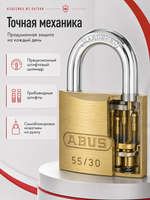 Навесной замок ABUS 55/30 латунь