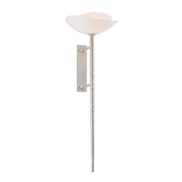 Corbett Coppa Wall Sconce, 32 cm, Warm Silver Leaf