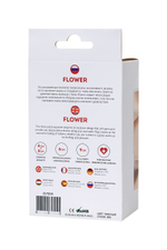 Красная силиконовая расширяющая анальная пробка Flower - 9 см. (Цвет: красный)