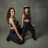 Топ "Вb team Графит" женский