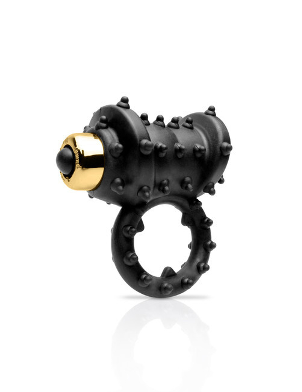 Эрекционное кольцо стимулирующее клитор Vibrating Cockring (3 скорости) (Цвет: черный)