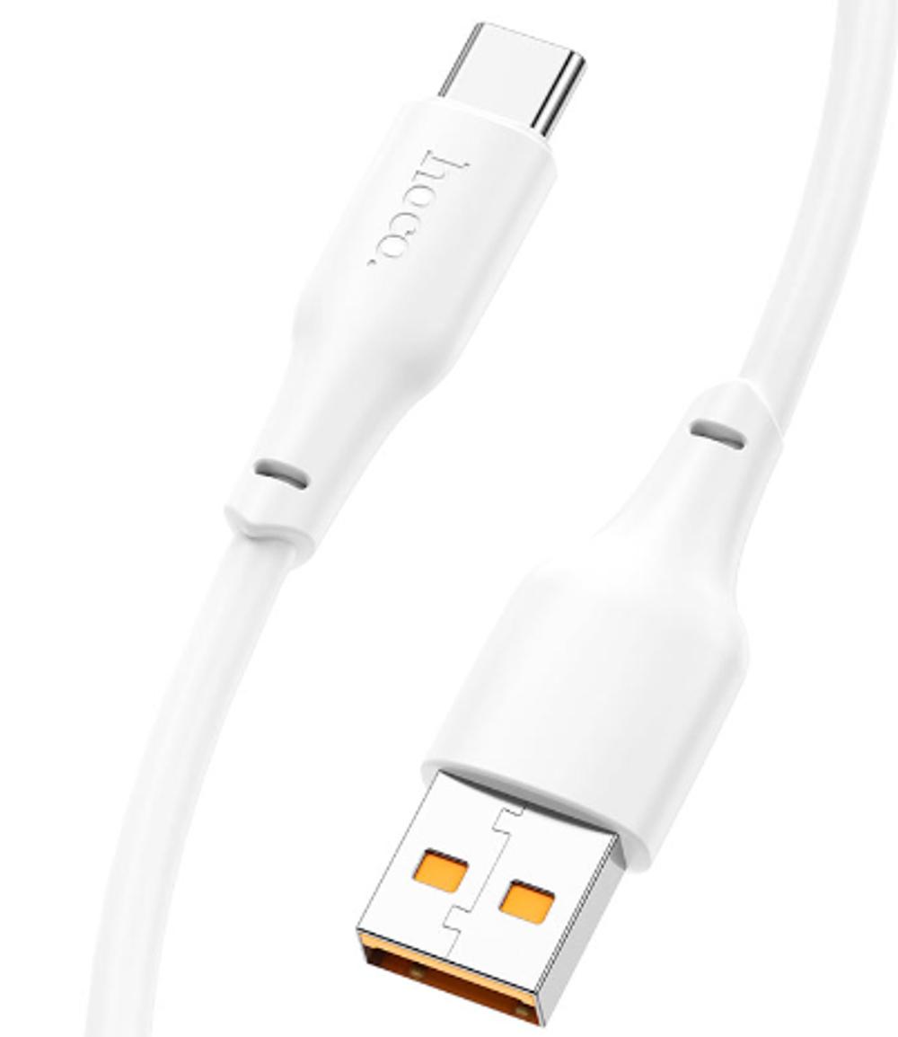 Кабель HOCO X93 Type-C-Type-C 100W 5A 1м TPE White
