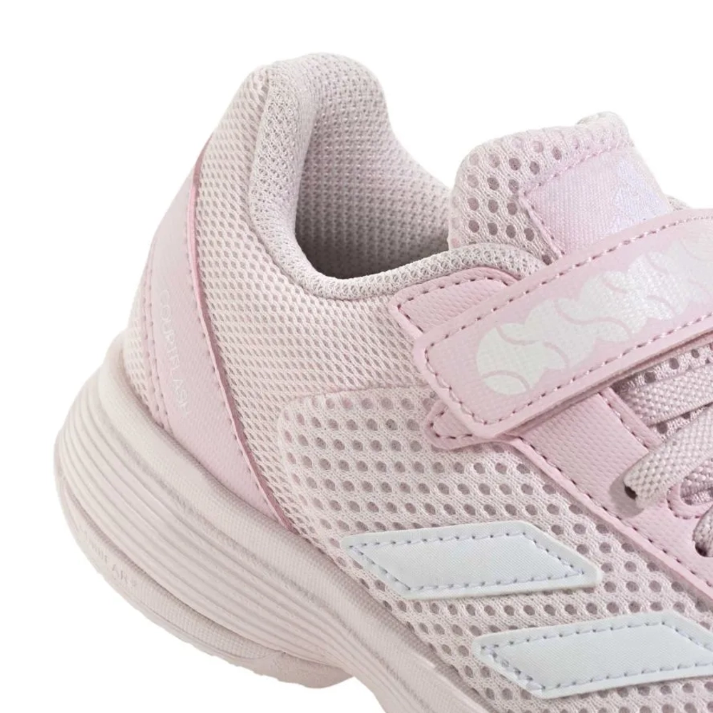 Детские теннисные кроссовки Adidas Courtflash K - distilled pink/cloud white/distilled pink