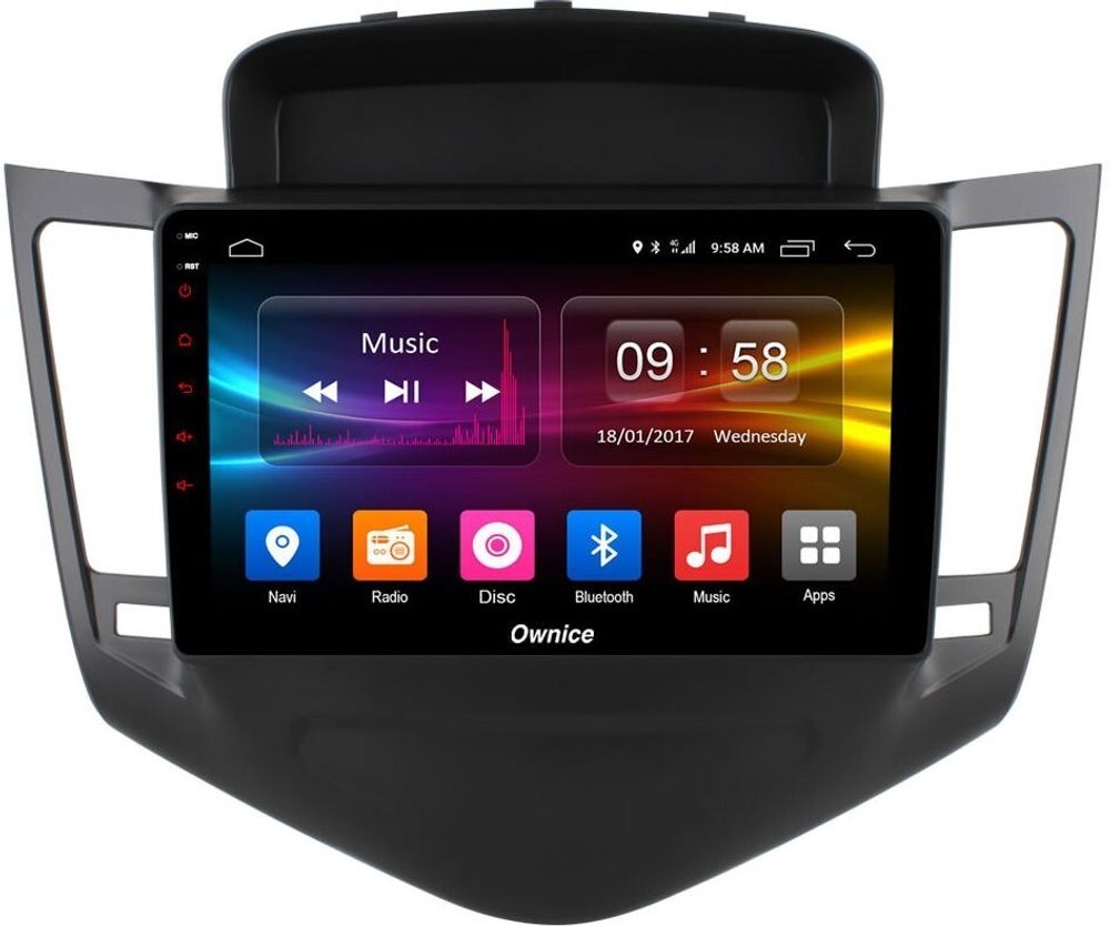 Магнитола для Chevrolet Cruze 2009-2012 - Kuberg OL-9222 QLed, Android 12, Быстрая, CarPlay, 4G SIM-слот