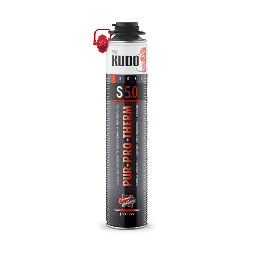 Теплоизоляция напыляемая KUDO PROFF PUR-PRO-TERM S 5.0 900г (229479)