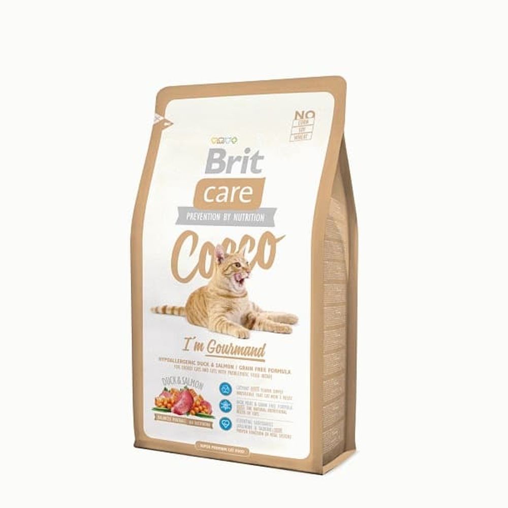 Brit Care Cat Cocco Gourmand 0.4 сухой д/привередливых кошек Brit Care Cat Cocco Gourmand 0.4 сухой д/привередливых кошек