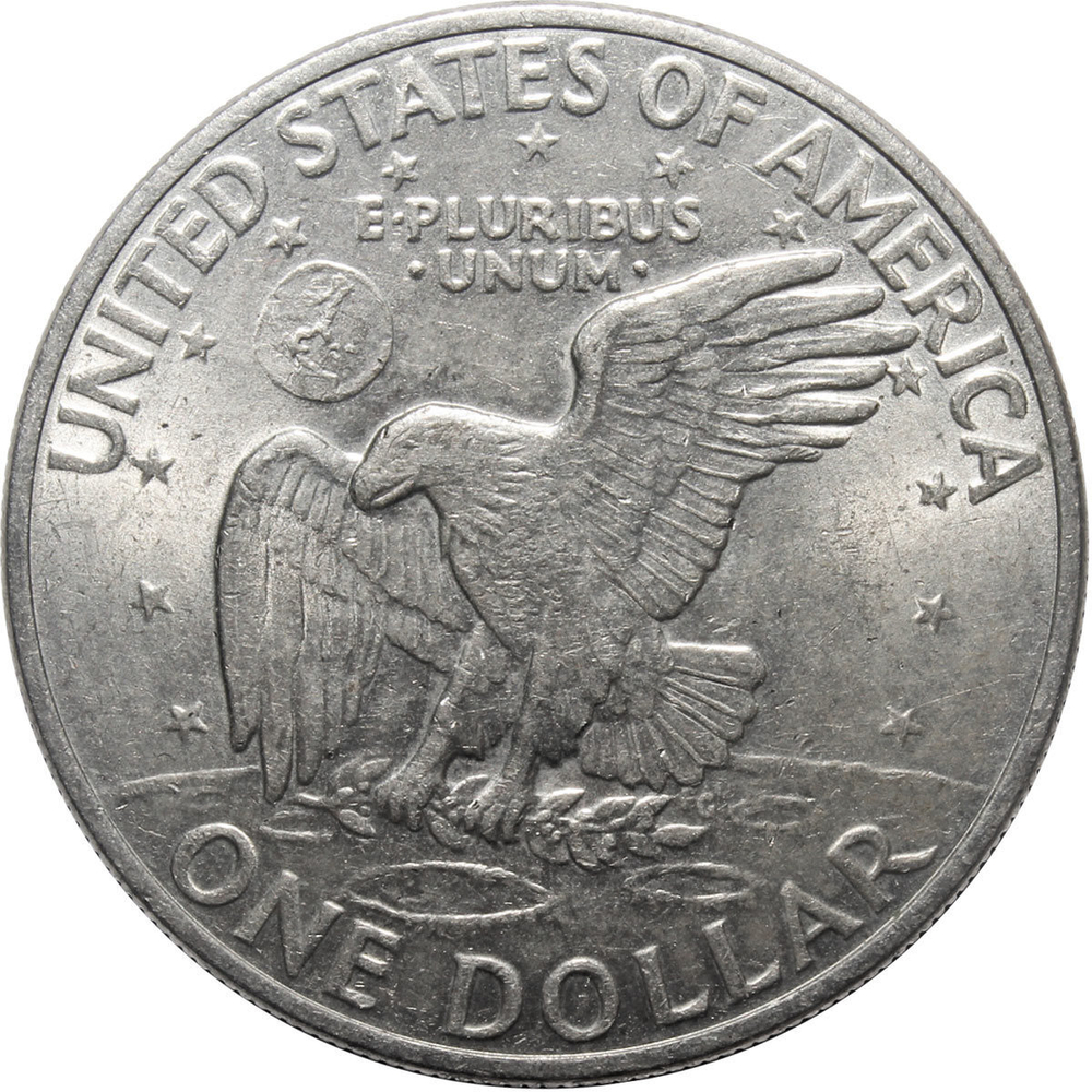 1 доллар США Эйзенхауэр. (Лунный) 1971 г. (D) VF-XF