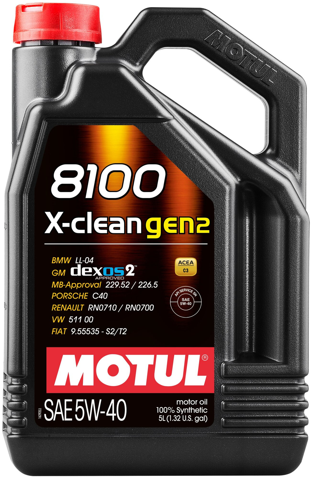 MOTUL 8100 X-CLEAN GEN2 5W-40 моторное масло 5л