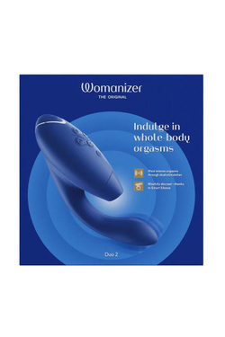 Womanizer Duo 2 – Многофункциональный стимулятор (синий)