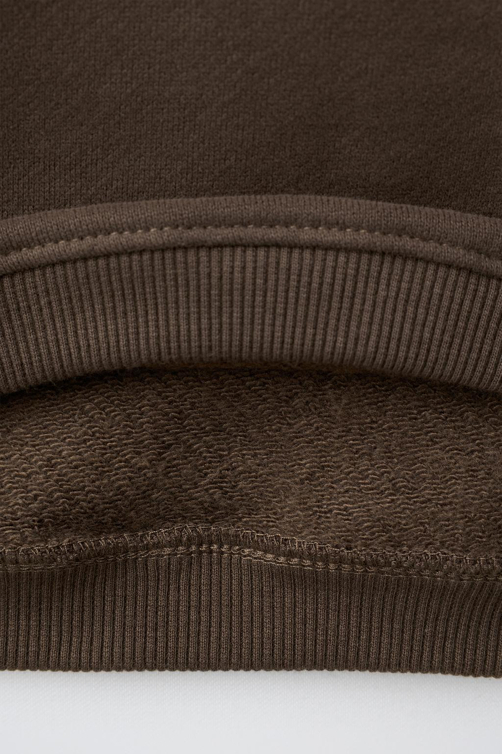 ZARA КОМПЛЕКТ ИЗ ТОЛСТОВКИ И БРЮК С МИШКОЙ, КОРИЧНЕВЫЙ