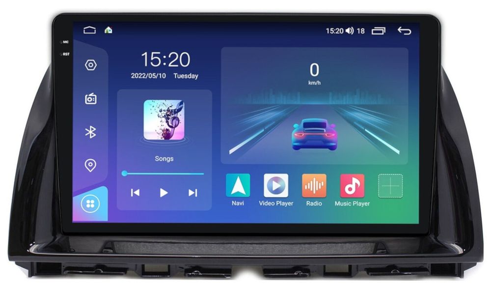 Магнитола для Mazda CX-5 2011-2017 - Parafar PF984-10U2K на Android 13, Быстрая, QLED+2K, CarPlay, 4G SIM-слот