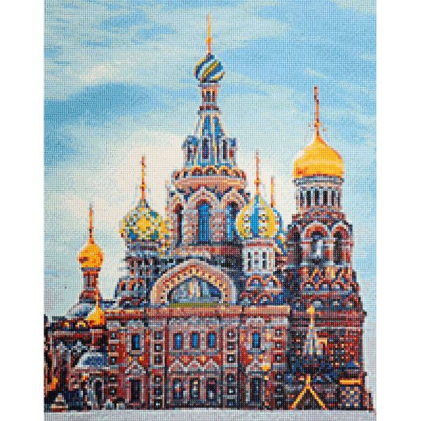 Алмазная (кристальная) мозаика Cristyle, Храм Спаса на Крови, 40х50 см