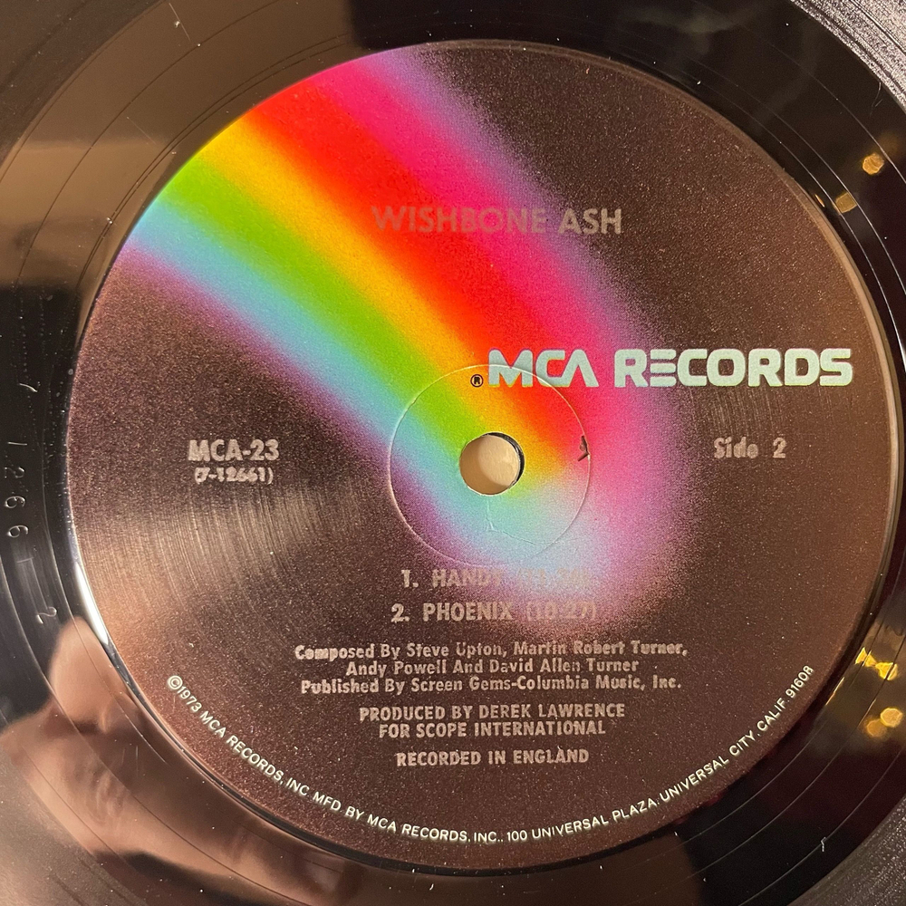 Винтажная виниловая пластинка LP Wishbone Ash Первый Альбом (США 1970)