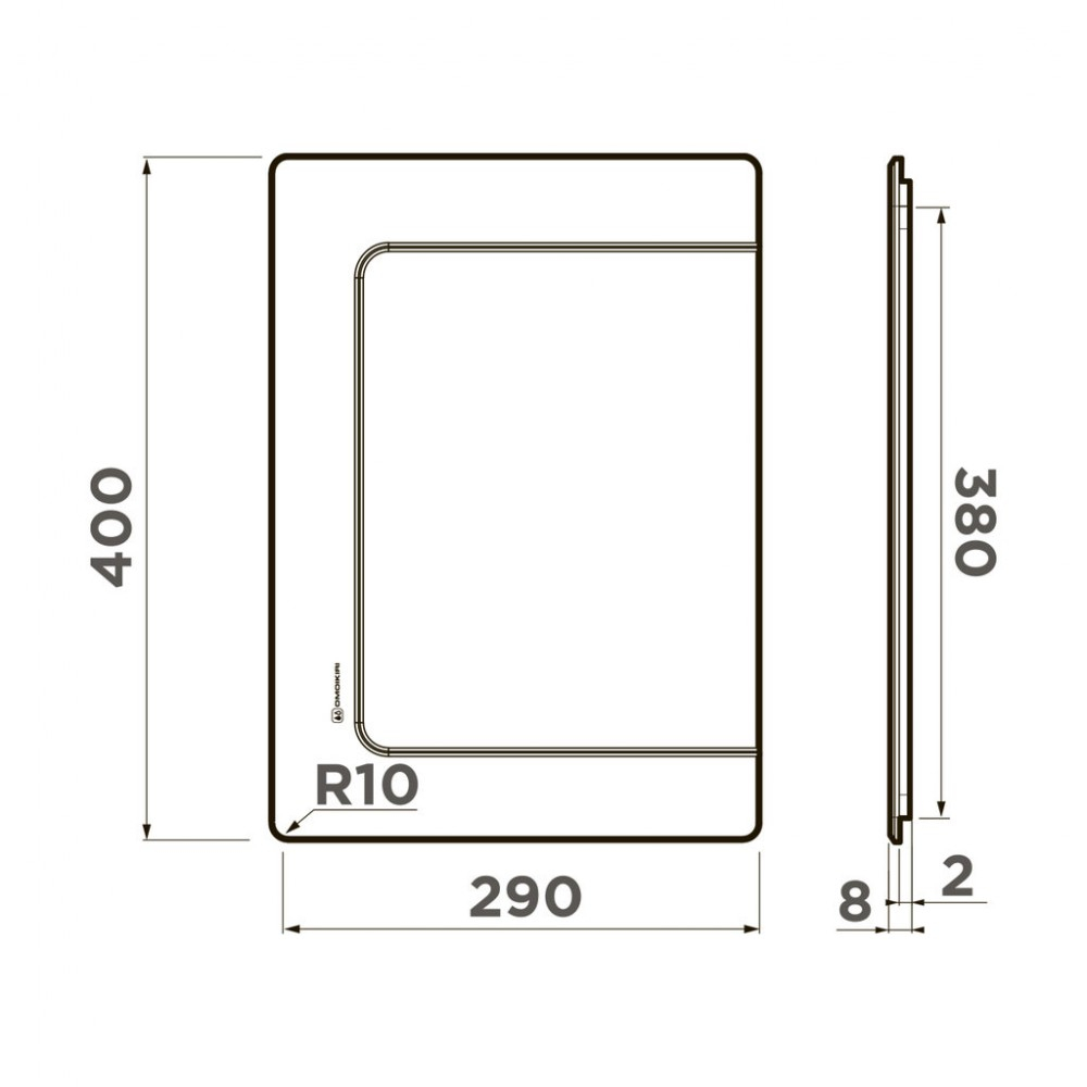 Разделочная доска Omoikiri CB-Basic-380-WD